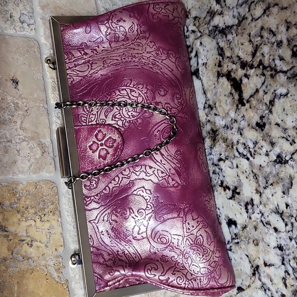 Patricia Nash Metallic Lace Athena Clutch